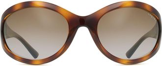 Vogue Eyewear VO5606S Polarized W656T5 Womens Sunglasses Tortoiseshell Size 65