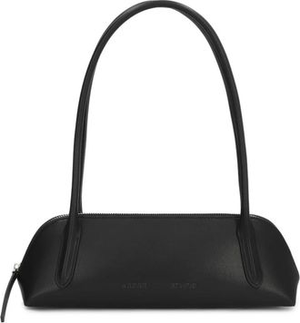 Kazar Minimalistische Baguette Tas - Dames - Handtassen - Zwart - ONE Size - Leer - Tassen