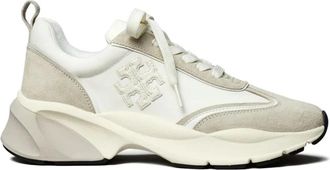 Tory Burch Good Luck Trainer - Dames - Sneakers - Wit - 38 EU - Leer - Schoenen