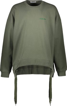 AMBUSH Logo Embroidered Cotton Sweatshirt