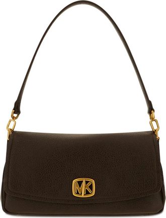 Michael Kors Borsa a spalla convertibile Bryant Large in pelle testurizzata - - Bags - Donna - Marrone - ONE SIZE