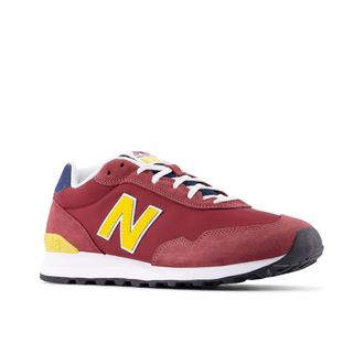 New Balance Sneaker NEW BALANCE 515, Herren, Gr. 40,5, monarch burg, Leder, Textil, Schuhe Sneaker