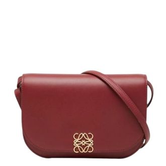 Loewe Pre-owned Cross Body Bags, female, Red, Size: ONE SIZE Pre-owned Shoulder Bag