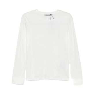 Max Mara Dames, Tops, Wit, Maat: L