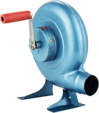 OEM Ventilador Manual Para Herreros, Hierro Forjado, Ventilador Para Palomitas De Ma&iacute;z, Manual, Ventilador Para Parrilla, 80-350 W, Azul, 300 W