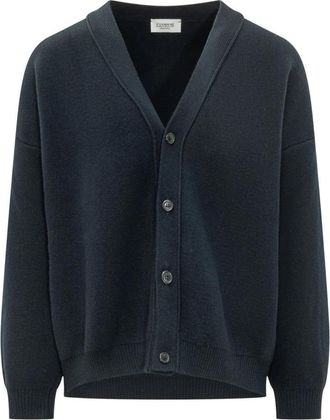 Laneus Cardigans - Heren - Vesten - Blauw - S - Truien & Vesten