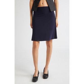 Sandy Liang Lyon Skirt in Navy at Nordstrom, Size X-Small
