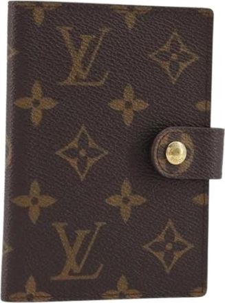 Louis Vuitton Pre-owned Wallets, female, Brown, Size: ONE SIZE Pre-owned Day Planner Cover