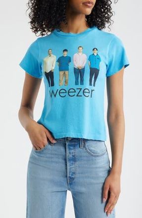 Daydreamer Weezer Blue Album Cotton Graphic T-Shirt in Ultra Blue at Nordstrom Rack, Size Medium