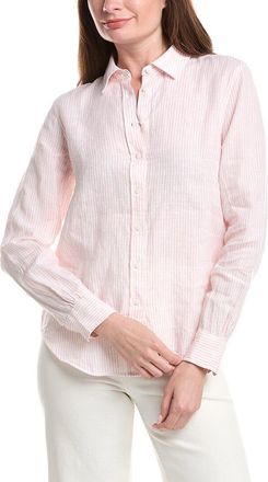 Brooks Brothers Yarn Dye Stripe Linen Classic Shirt