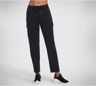Skechers Womens Skechers Slip-Ins Cargo Womens Black Cargo Pants - Size: 10