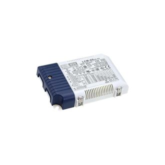 GreenIce Lcm-60u Led Driver Meanwell Entrada 90-132vac Salida 2-90vdc Corriente Constante 500-1400ma 50w Pfc Regulable 0-10v-pwm-res