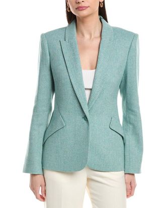 L'agence Lagence Chamberlain Wool-Blend Blazer