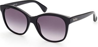 Max Mara MM0007 01B Womens Sunglasses Black Size 56