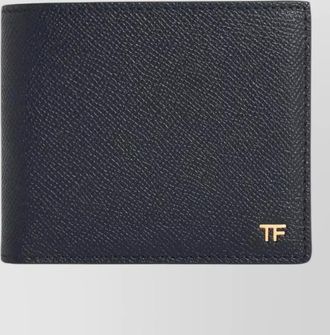 Tom Ford leather wallet bi fold textured finish