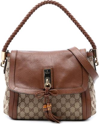Gucci Pre-owned Gucci GG Canvas Bella Flap Satchel Ladies IJDQVVCJ3D1LM3PA