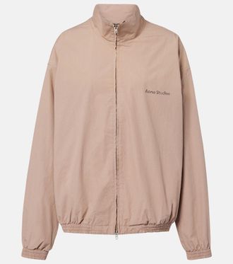 Acne Studios Logo cotton poplin jacket