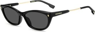 Dsquared2 Zonnebrillen - Dames - Zonnebrillen - Zwart - 57 MM - Accessoires