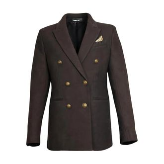 Circolo 1901 Dubbelrijige Blazer - Dames - Blazers - Bruin - L - Jassen