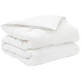 vidaXL Edred&oacute;n De Verano Blanco 135 X 200 Cm Fibra De Bamb&uacute; Vidaxl