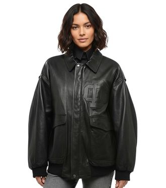 Dsquared2 Black Logo Shirt Collar Jacket