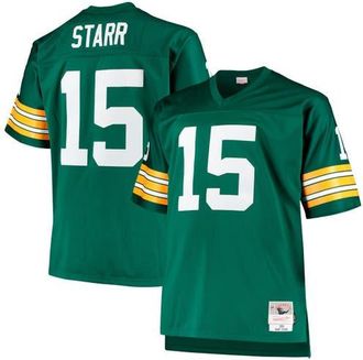 Mitchell & Ness Mens Mitchell & Ness Bart Starr Green Green Bay Packers Big & Tall 1968 Retired Player Replica Jersey at Nordstrom, Size 4Xb