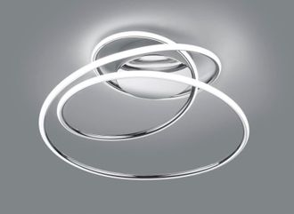 Reality Bologna Led Ceiling Light Chrome Dimmable R67051106