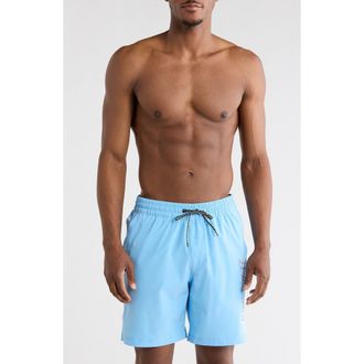 Hurley Crossover Volley Swim Trunks in Skyline at Nordstrom Rack, Size X-Large