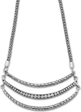 Samuel B. Silver Triple Bar Necklace