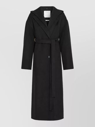 Sportmax virgin wool oversized belted coat