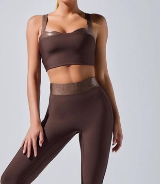 Heroine Sport Lina Sports Bra In Oak