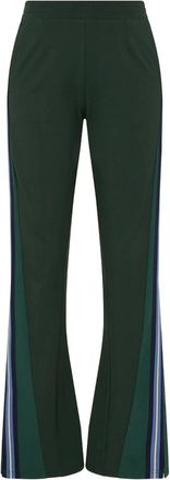 The Upside Maneki Petra flared broek met streep - Groen