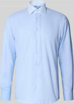 Eterna Business-Hemd aus Baumwolle mit Kentkragen in Bleu, Gr&ouml;&szlig;e 39