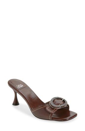 Jeffrey Campbell Concur Slide Sandal in Brown Combo at Nordstrom, Size 5.5