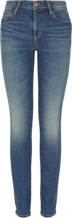 A|X Armani Exchange Skinny Jeans - Dames - Skinny Jeans - Blauw - W26 - Katoen - Jeans