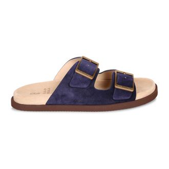 Brunello Cucinelli Sliders - male - Brunello Cucinelli - Sliders - Blue - 8 UK - Shoes