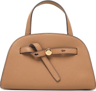 Tory Burch Tory Burch Romy kleine beige lederen topkoffer