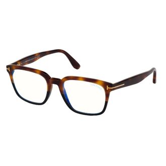 Tom Ford Glasses, unisex, Brown, Size: 53 MM Blue Block Sunglasses