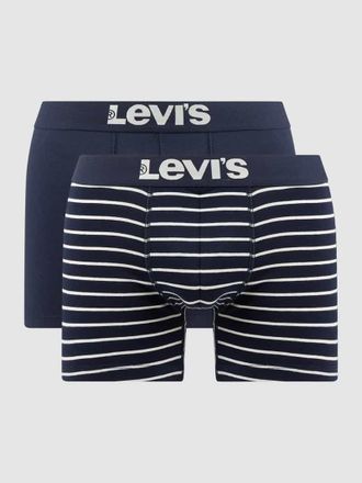 Levi's Trunks mit Stretch-Anteil im 2er-Pack in Dunkelblau, Gr&ouml;&szlig;e S