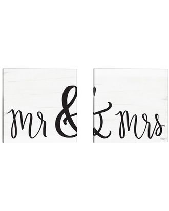 iCanvas Icanvas Mr. & Mrs. Canvas Set By Jaxn Blvd