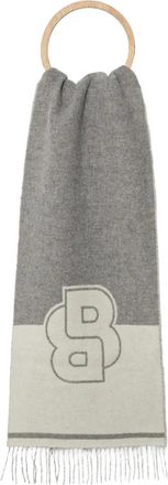 BOSS Vianna logo scarf - Grey