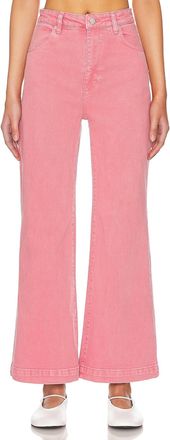 Rolla's Sailor Scoop Wide Leg Jeans In Rose