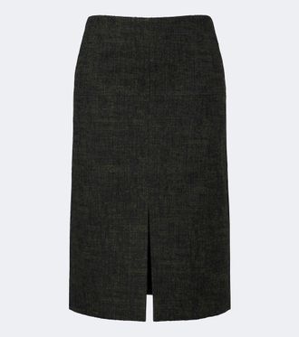 Shushu/Tong Falda midi de tweed