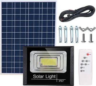 OEM L&aacute;mpara Solar Led Exterior Impermeable Ip67, Aplique De Pared Con Control Remoto Para Patios, Entradas De Veh&iacute;culos, Mercados Y Publicidad Exterior