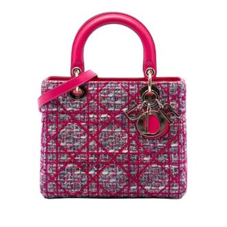 Dior Pre-owned Lady Dior Handbag - Dames - Vintage Handtas - Roze - ONE Size - Leer - Vintage