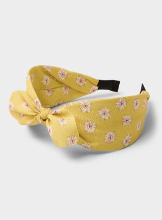Simons Womens Mini-flower bow wide headband