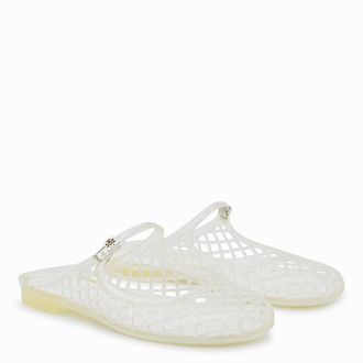 Tory Burch Flat Shoes Clear/Silver