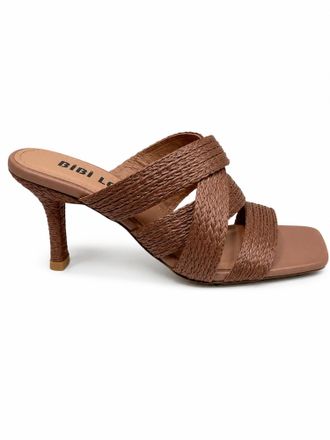 Bibi Lou Womens Belinda Leather Heel In Brown