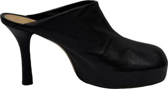 Bottega Veneta Bottega Veneta Bold Platform Mules in Black Leather
