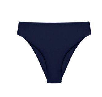 JADE Swim Womens Incline Bikini Bottom In Navy